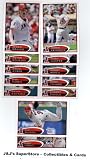 2012 Topps Opening Day Los Angeles Angels Team Set - 12 Cards including Albert Pujols, Mark Trumbo, CJ Wilson, Mike Trout & more!