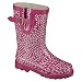 Youth Cherokee® Ursa Polka Dot Rain Boots - Pink