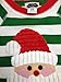 Green Stripes Santa Lounge Set Mud Pie Infant or Toddler Christmas Pajamas 4T
