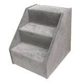 Bear?s Stairs 3-Step (Grey, 21 in. x 17.5 in. x 21 in. )