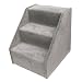 Bear?s Stairs 3-Step (Grey, 21 in. x 17.5 in. x 21 in. )
