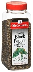 McCormick Pepper, Black Cracked, 16-Ounce Units (Pack of 2)