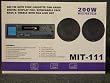 JDLX MIT-111 AM/FM/ AUTO STOP CASSETTE w/PAIR OF 6.5" SPEAKERS