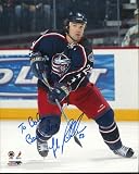 Luke Richardson Autographed/Hand Signed Columbus Blue Jackets 8x10 Photo