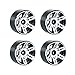 LAFEINA 1:10 Scale RC Crawlers Metal Alloy 1.9 Inch Beadlock Wheel Rim with 6 Spokes for 1/10 RC Rock Crawler Axial SCX10 CC01 D90
