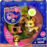 51uS6fK2a%2BL. SL160  Littlest Pet Shop Loves Blythe Postcards Series 1 Figure afternoon outdoor Corgi
