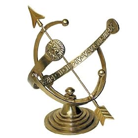 ROME BRASS ARMILLARY SUNDIAL by Unknown