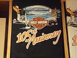Harley-Davidson Men's 105th Anniversary Black T-Shirt --LIMITED EDITION-- 100% Pre-Shrunk Cotton