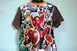 仮面ライダーオーズ 光る!2パンツニットパジャマ・チャコールグレー(バンダイ)上・下セット/120CM