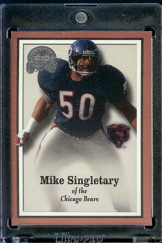 2000 Fleer Greats of the Game Football Card # 37 Mike Singletary Chicago Bears Mint Condition - Shipped In Protective ScrewDown Case!