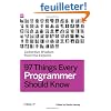 97 Things Every Programmer Should Know: Collective Wisdom from the Experts
