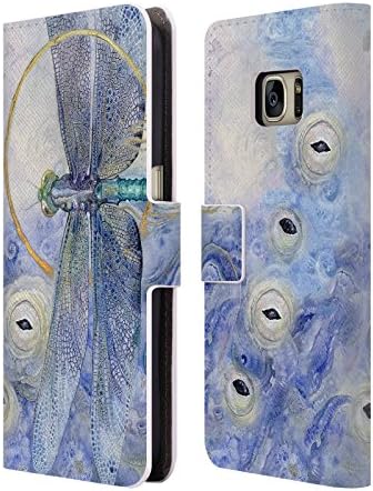 Official Stephanie Law Dragonfly Immortal Ephemera Leather Book Wallet Case Cover For Samsung Galaxy S7