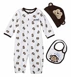 Newborn Boys' JUST ONE YOU Made by Carter s ® 3pc Monkey Convertal Gown Set 3M