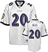 Ed Reed Jersey: Reebok White Replica #20 Baltimore Ravens Jersey - Medium