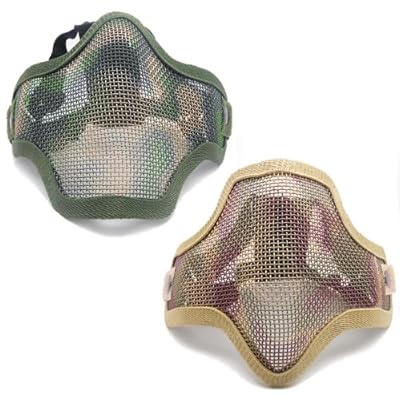  �y �T�o�C�o���Q�[������ ���b�V�� �n�[�t �t�F�C�X�K�[�h �z �X�і��ʃ��f�����������ʃ��f�� 2�Z�b�g NAVY SEALs�X�^�C�� ���^���� ���b�V���}�X�N �y�l�C�A�C�e���z