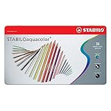 STABILO 水彩色鉛筆 アクアカラー 36色 1636-5