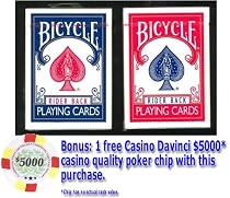 2 Decks of Bicycle Poker Playing Cards, Regular Index