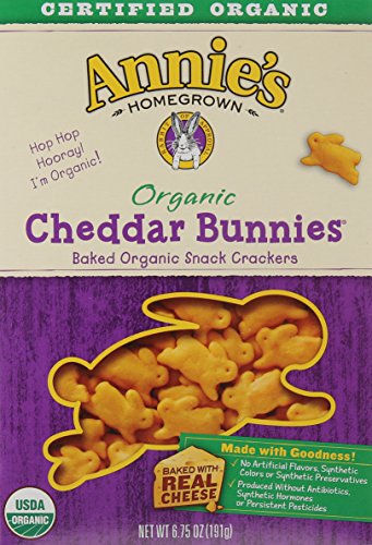 Annie's Homegrown Organic Cheddar Snack Bunnies, 6.75 Oz