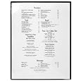 StoreSMART - Two-Pocket Menu Covers - Breakfast Style - Black Plastic - 25-Pack - RMBC2-BK-25 Cheap