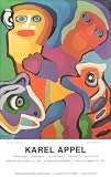 Smiling Together by Karel Appel 23.50X37.50. Art Poster Print