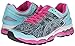 ASICS Women's Gel Kayano 22 Lite Show Running Shoe, Aqua Splash/Silver/Pink Glow, 7 M US
