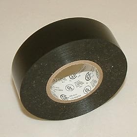 JVCC EL7566-AW Premium Grade Electrical Tape: 1 in. x 22 yds. (Black)