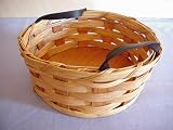 Amish Country Handmade Sewing Button Basket. This Functional Basket Will Accent Your Home Decor Perfectly! Looks Great in the Sewing Room and Helps You Keep All Your Loose Buttons in One Place so You Can Find Them Easily. Colors May Vary (Black, Brown, Blue, Red, Green, Purple, Burgundy, Natural)