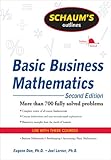 Schaum's outline of basic business mathematics