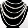 5-Strand Pearl Style Costume Necklace