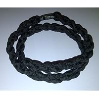 Paracord Survival Necklace Black
