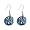 New York Yankees Glitter Sparkle Dangle Logo Earring Set Charm Gift Image #1