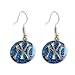 New York Yankees Glitter Sparkle Dangle Logo Earring Set Charm Gift