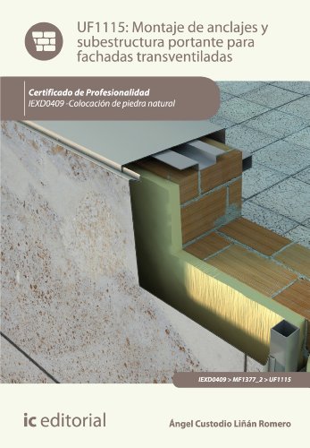 Montaje de anclajes y subestructura portante para fachadas transventiladas. IEXD0409 (Spanish Edition)