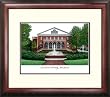 East Carolina University Alumnus Alumnus 14x18 Mahogany Framed Collegiate Lithograph