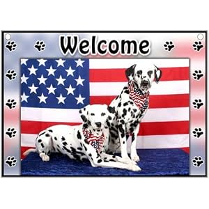 Dalmatian Welcome Sign