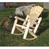 Base Ball Bat Log Rocker