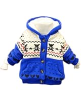 Kubeer Baby 0-3T Boy Girl Thick Winter Coats Hoody Child Infant Jacket Outerwear