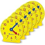 Learning Resources Gear Clock, 4 Inch (Set/6)