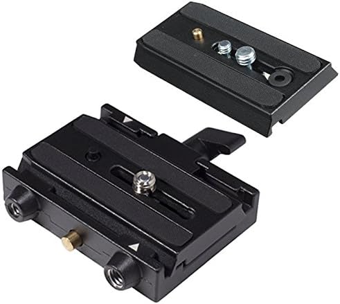 Manfrotto 577 Rapid Connect Adapter with Sliding Mounting Plate for Bogen/Manfrotto Tripods with a ZAYKiR Veido Plate