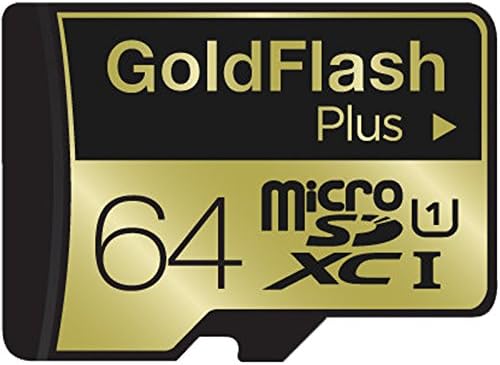 GoldFlash Plus 64GB Class 10 MicroSDXC Memory Card Up To 45MB/s TLC Type UHS-1 (U1) [Made in Korea]