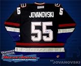 Ed Jovanovski Autographed/Hand Signed Vancouver Canucks Black Jersey