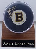 Antti Laaksonen Autographed Puck with Holder