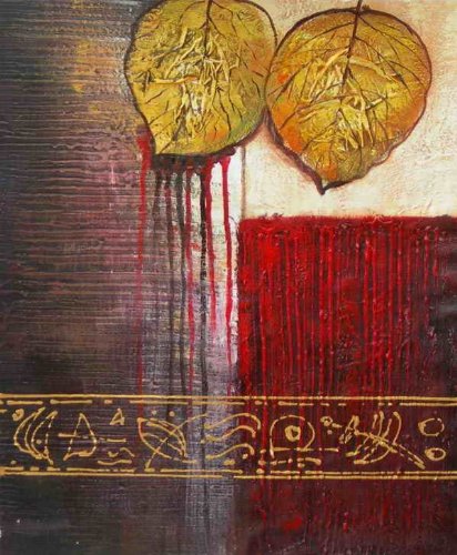 Bloody Leaf Oil Painting on Canvas Hand Made Replica Finest Quality 20 X 24