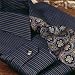Fine Line Stripe European Style Dress Shirt