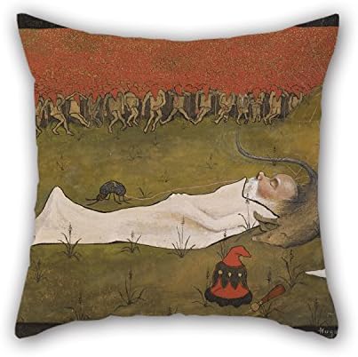 Beautifulseason Oil Painting Hugo Simberg - King Hobgoblin Sleeping Cushion Cases 16 X 16 Inches / 40 By 40 Cm Gift Or Decor For Teens Boys,kids Girls,christmas,pub,bench,club - Twice Sides