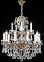 James R. Moder Redding Collection 15-Light Gold Chandelier