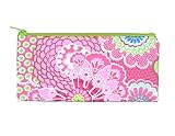Carolina Pad, Carnaby, Street, Large, Zipper, Pouch, 4 x 8.75 Inches, Pink and Green (19391)