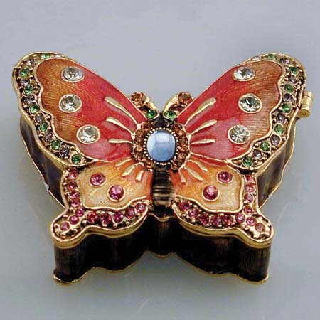 BUTTERFLY JEWELED BOX