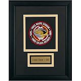Three Rivers Stadium Framed Three Golden Decades Patch Emblem with Engraved Nameplate