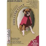 SWEATER COAT DD RED SOLID FLEECE X-LARGE